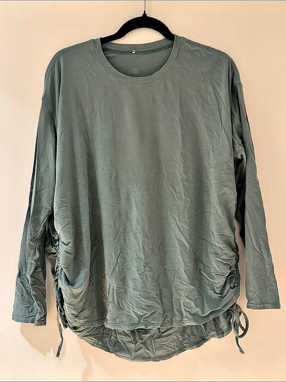 lululemon Pima Cotton Side-Cinch Long-Sleeve Shirt in Green